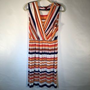 Merona stripped dress medium